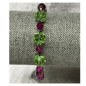 Lori Frantz Koenig Multicolor Austrian Crystal Bracelet #64188